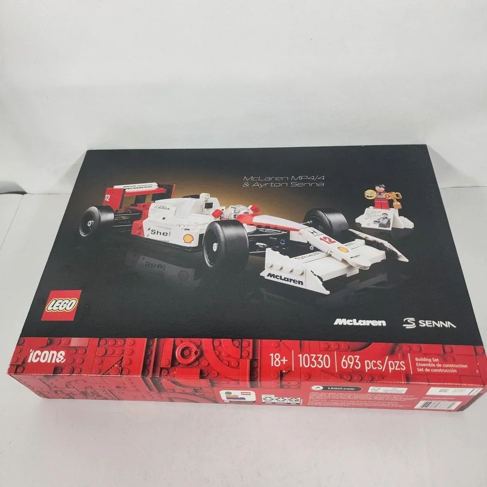 LEGO Icons 10330 McLaren MP4/4 & Ayrton Senna 693 Pcs NEW Sealed F1 Formula‎ 1